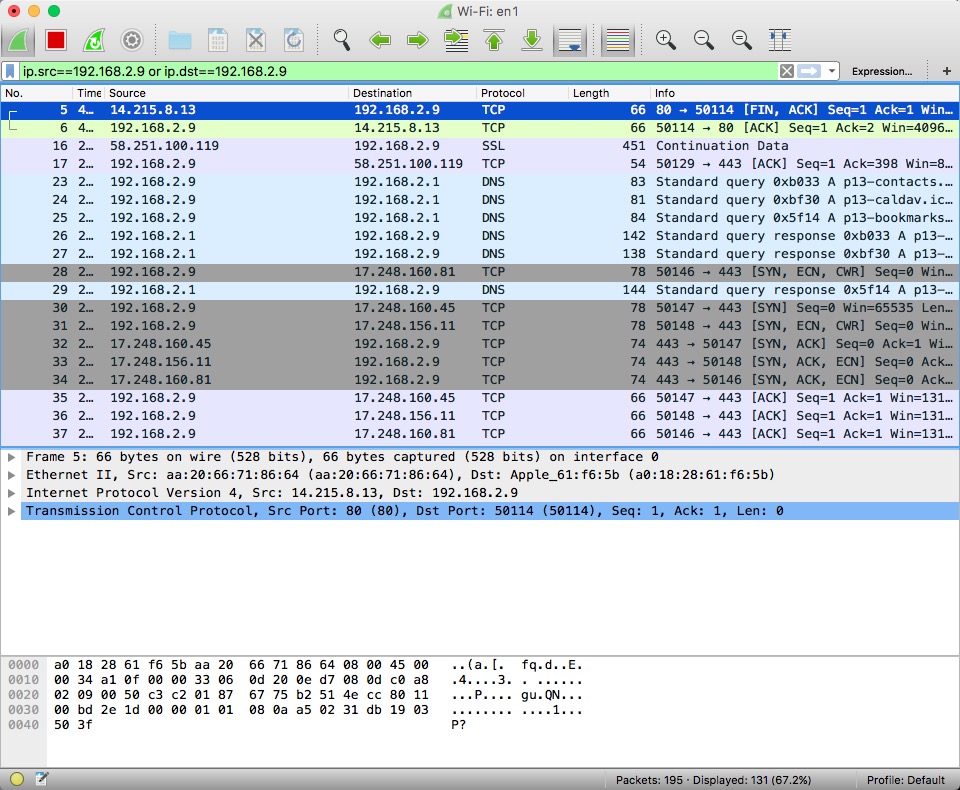 iOS-Security-Network-Wireshark